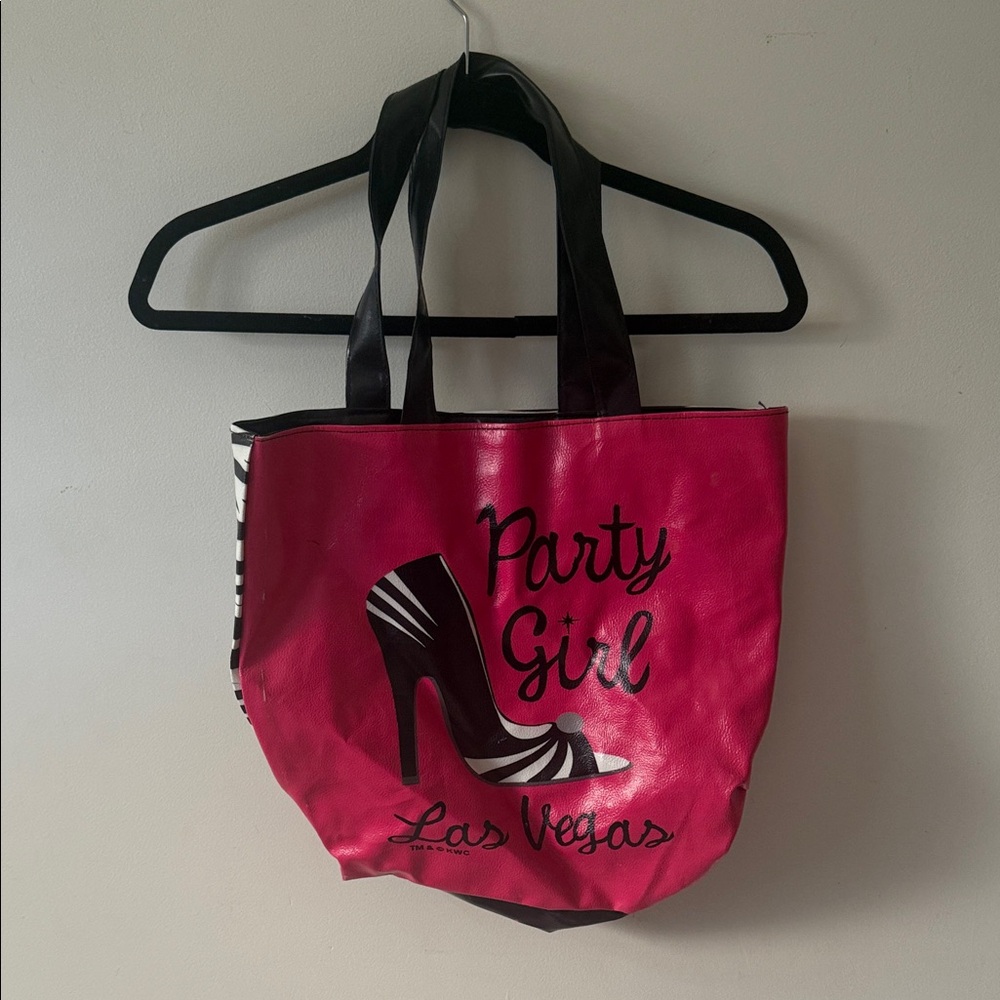 Party Girl Las Vegas Pink Tote Bag